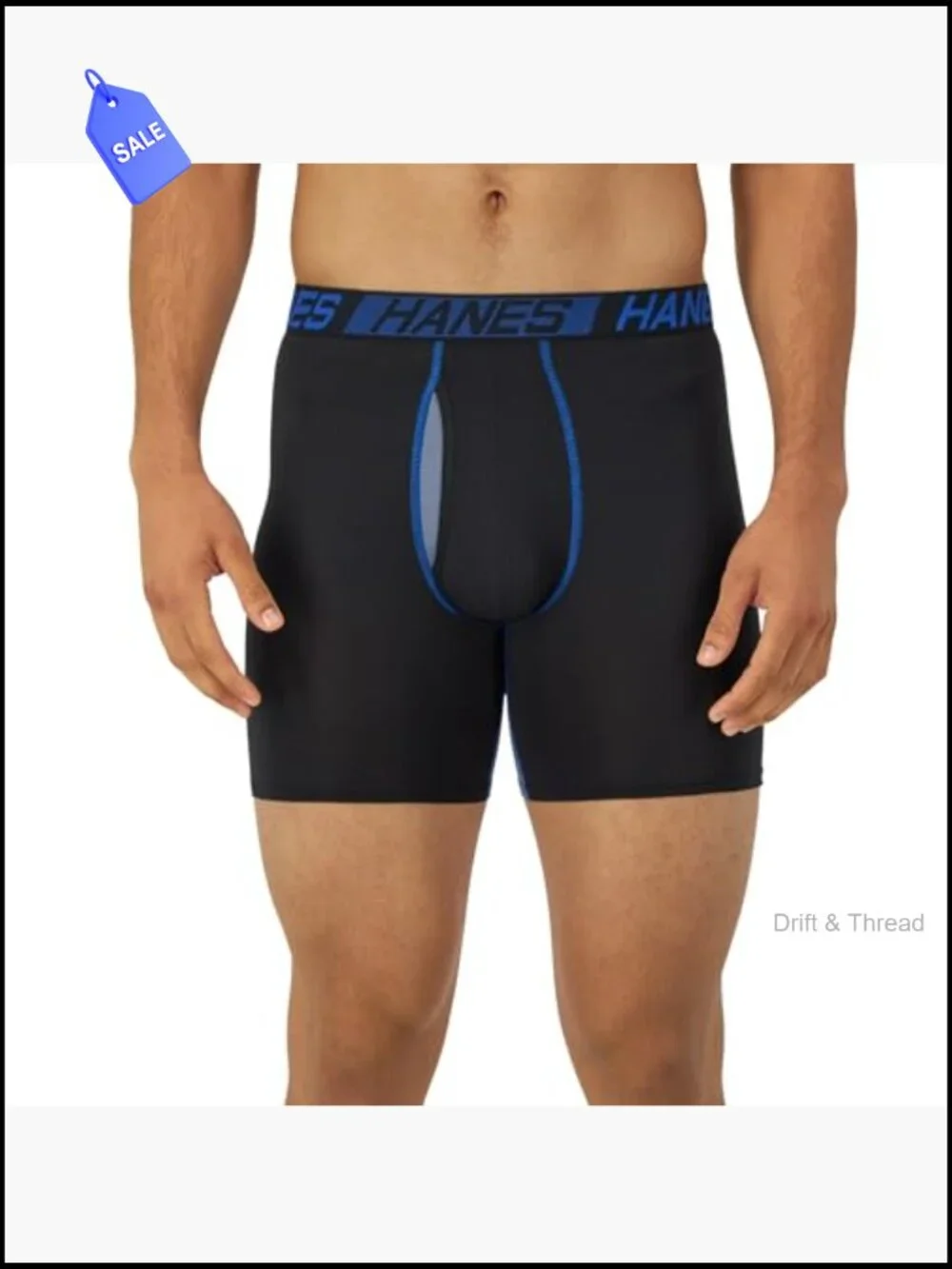 Men's Boxer Briefs 3-Pack Total Support Pouch Anti-Chafe